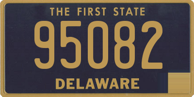 DE license plate 95082