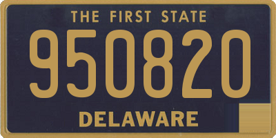 DE license plate 950820