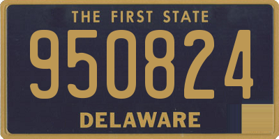 DE license plate 950824