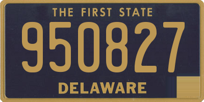 DE license plate 950827