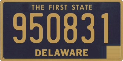 DE license plate 950831