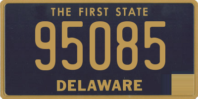 DE license plate 95085