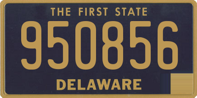 DE license plate 950856