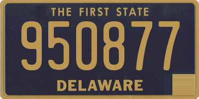 DE license plate 950877