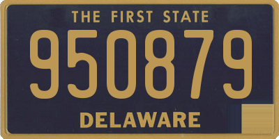 DE license plate 950879