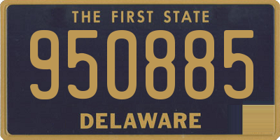 DE license plate 950885