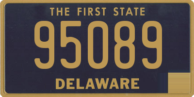 DE license plate 95089