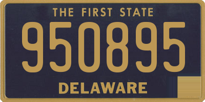 DE license plate 950895