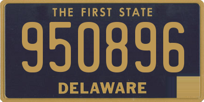 DE license plate 950896