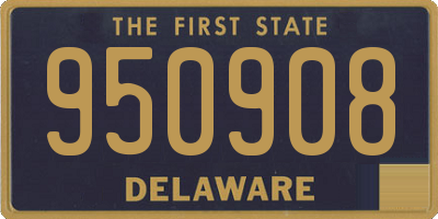 DE license plate 950908