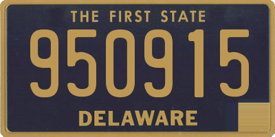 DE license plate 950915