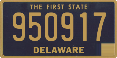 DE license plate 950917