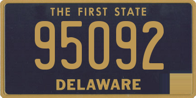 DE license plate 95092