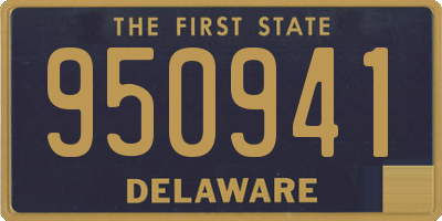 DE license plate 950941