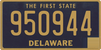 DE license plate 950944