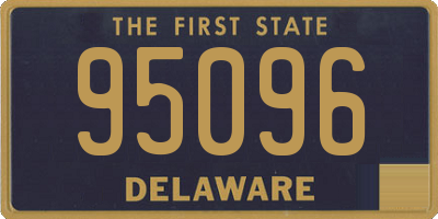DE license plate 95096