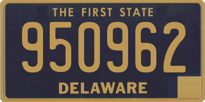 DE license plate 950962