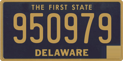 DE license plate 950979