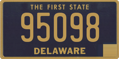 DE license plate 95098