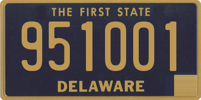 DE license plate 951001