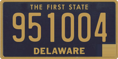 DE license plate 951004