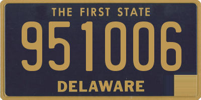 DE license plate 951006