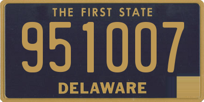 DE license plate 951007