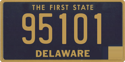 DE license plate 95101