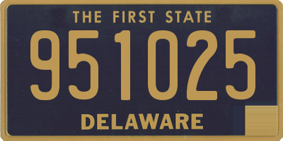 DE license plate 951025