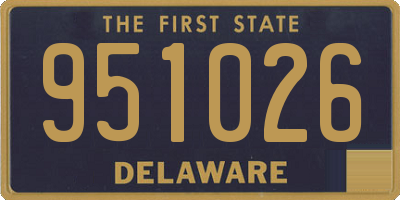 DE license plate 951026