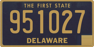 DE license plate 951027