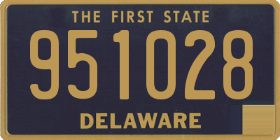 DE license plate 951028