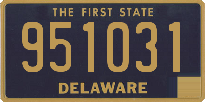 DE license plate 951031