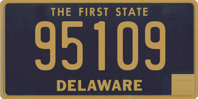 DE license plate 95109
