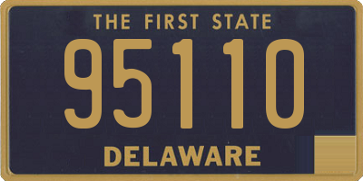 DE license plate 95110