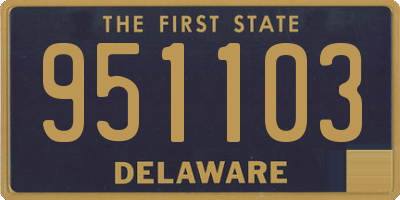 DE license plate 951103