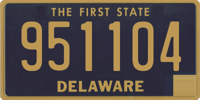 DE license plate 951104