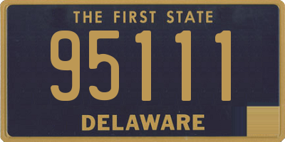 DE license plate 95111