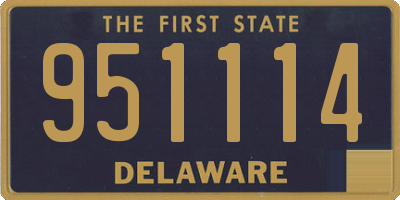 DE license plate 951114
