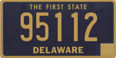 DE license plate 95112