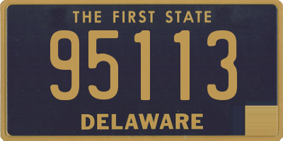DE license plate 95113
