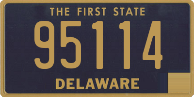 DE license plate 95114