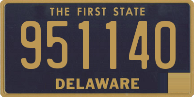 DE license plate 951140