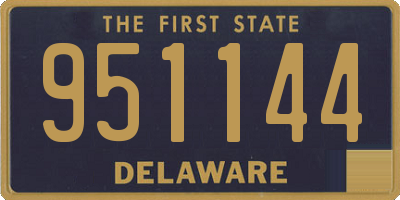 DE license plate 951144