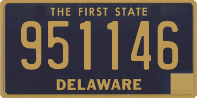 DE license plate 951146