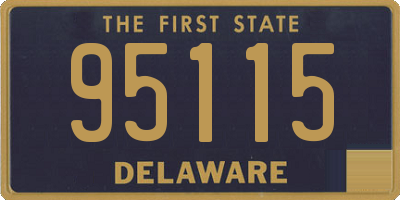 DE license plate 95115