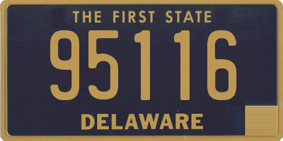 DE license plate 95116