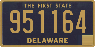 DE license plate 951164
