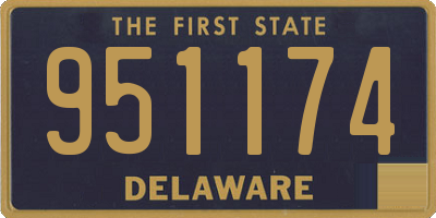 DE license plate 951174