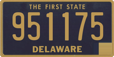 DE license plate 951175